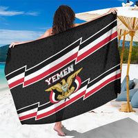 Yemen Sarong with National Eagle Emblem and Flag Stripe Design