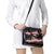 Yemen Shoulder Handbag with National Eagle Emblem and Flag Stripe Design
