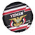 Yemen Spare Tire Cover with National Eagle Emblem and Flag Stripe Design