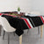 Yemen Tablecloth with National Eagle Emblem and Flag Stripe Design