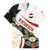 Yemen Family Matching Summer Maxi Dress and Hawaiian Shirt with Mocha Coffee Plant Design and National Flag Accents
