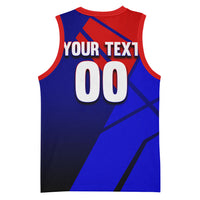 Personalized Cape Verde Soccer Shark Mascot Basketball Jersey Blue Sharks Football Player Dynamic Graphic
