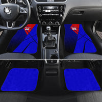 Personalized Cape Verde Soccer Shark Mascot Car Mats Blue Sharks Football Player Dynamic Graphic