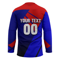Personalized Cape Verde Soccer Shark Mascot Hockey Jersey Blue Sharks Football Player Dynamic Graphic