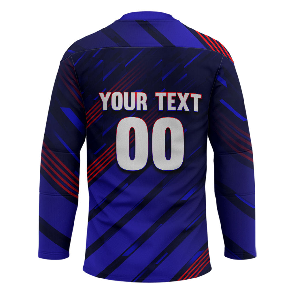 Personalized Cape Verde Soccer Hockey Jersey Shark Mascot Football Player Striped Pattern