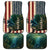 Catfish Fishing Car Mats with Underwater Scene and Distressed American Flag Background - Wonder Print Shop