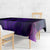 Custom Bowling Purple Flame Skull Tablecloth Custom Team Name on Dark Background - Wonder Print Shop