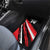 Custom Dirt Bike Car Mats Motocross Rider Red Black Hex Pattern and Racing Number - Wonder Print Shop