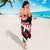 Custom Dirt Bike Sarong Motocross Rider Red Black Hex Pattern and Racing Number - Wonder Print Shop