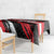 Custom Dirt Bike Tablecloth Motocross Rider Red Black Hex Pattern and Racing Number - Wonder Print Shop
