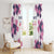 Golf Flamingo Friends Window Curtain Pink Argyle Pattern and Custom Name Text on White and Rose Color Block - Wonder Print Shop