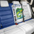 Mahi Mahi Fish Back Car Seat Cover Nautical Anchors and Wave Splash on White and Blue Split Background - Wonder Print Shop
