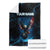 Lightning Bowling Blanket Electric Blue Ball and American Eagle Graphic on Stormy Black Background - Wonder Print Shop