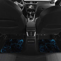 Lightning Bowling Car Mats Electric Blue Ball and American Eagle Graphic on Stormy Black Background - Wonder Print Shop