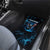 Lightning Bowling Car Mats Electric Blue Ball and American Eagle Graphic on Stormy Black Background - Wonder Print Shop