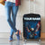 Lightning Bowling Luggage Cover Electric Blue Ball and American Eagle Graphic on Stormy Black Background - Wonder Print Shop