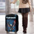 Lightning Bowling Luggage Cover Electric Blue Ball and American Eagle Graphic on Stormy Black Background - Wonder Print Shop