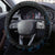 Lightning Bowling Steering Wheel Cover Electric Blue Ball and American Eagle Graphic on Stormy Black Background - Wonder Print Shop