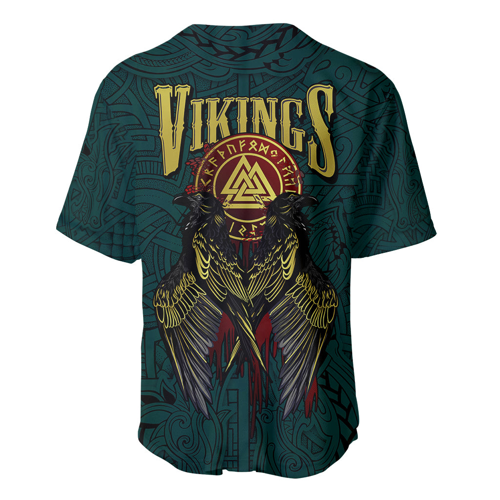 Viking Baseball Jersey Ravens - Hugin And Munin - Wonder Print Shop