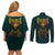 Viking Couples Matching Off Shoulder Short Dress and Long Sleeve Button Shirts Ravens - Hugin And Munin - Wonder Print Shop