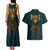 Viking Couples Matching Tank Maxi Dress and Hawaiian Shirt Ravens - Hugin And Munin - Wonder Print Shop