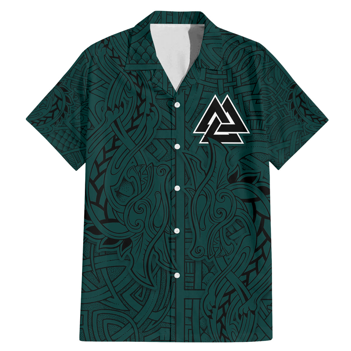 Viking Family Matching Mermaid Dress and Hawaiian Shirt Ravens - Hugin And Munin - Wonder Print Shop