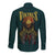 Viking Long Sleeve Button Shirt Ravens - Hugin And Munin - Wonder Print Shop