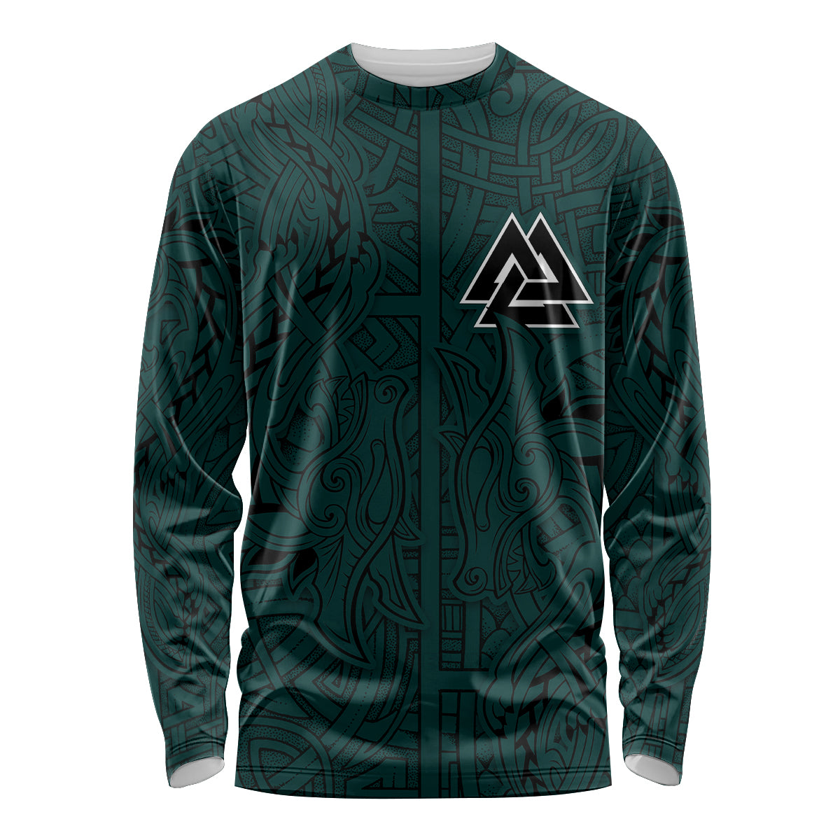 Viking Long Sleeve Shirt Ravens - Hugin And Munin - Wonder Print Shop