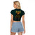 Viking Raglan Cropped T Shirt Ravens - Hugin And Munin - Wonder Print Shop