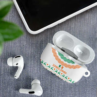 Ireland Christmas AirPods Case with Celtic Knot Shamrock and Tricolor Holiday Pattern - Wonder Print Shop