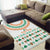 Ireland Christmas Area Rug with Celtic Knot Shamrock and Tricolor Holiday Pattern - Wonder Print Shop