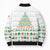 Ireland Christmas Bomber Puffer Jacket with Celtic Knot Shamrock and Tricolor Holiday Pattern - Wonder Print Shop