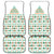 Ireland Christmas Car Mats with Celtic Knot Shamrock and Tricolor Holiday Pattern - Wonder Print Shop
