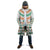 Ireland Christmas Cloak with Celtic Knot Shamrock and Tricolor Holiday Pattern - Wonder Print Shop
