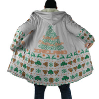 Ireland Christmas Cloak with Celtic Knot Shamrock and Tricolor Holiday Pattern - Wonder Print Shop