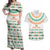 Ireland Christmas Couples Matching Off Shoulder Maxi Dress and Hawaiian Shirt with Celtic Knot Shamrock and Tricolor Holiday Pattern - Wonder Print Shop