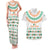 Ireland Christmas Couples Matching Tank Maxi Dress and Hawaiian Shirt with Celtic Knot Shamrock and Tricolor Holiday Pattern - Wonder Print Shop