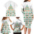 Ireland Christmas Family Matching Long Sleeve Bodycon Dress and Hawaiian Shirt with Celtic Knot Shamrock and Tricolor Holiday Pattern - Wonder Print Shop
