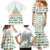 Ireland Christmas Family Matching Mermaid Dress and Hawaiian Shirt with Celtic Knot Shamrock and Tricolor Holiday Pattern - Wonder Print Shop