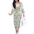 Ireland Christmas Family Matching Off The Shoulder Long Sleeve Dress and Hawaiian Shirt with Celtic Knot Shamrock and Tricolor Holiday Pattern - Wonder Print Shop