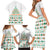 Ireland Christmas Family Matching Short Sleeve Bodycon Dress and Hawaiian Shirt with Celtic Knot Shamrock and Tricolor Holiday Pattern - Wonder Print Shop