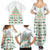 Ireland Christmas Family Matching Summer Maxi Dress and Hawaiian Shirt with Celtic Knot Shamrock and Tricolor Holiday Pattern - Wonder Print Shop