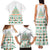 Ireland Christmas Family Matching Tank Maxi Dress and Hawaiian Shirt with Celtic Knot Shamrock and Tricolor Holiday Pattern - Wonder Print Shop