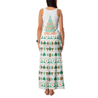 Ireland Christmas Family Matching Tank Maxi Dress and Hawaiian Shirt with Celtic Knot Shamrock and Tricolor Holiday Pattern - Wonder Print Shop