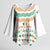 Ireland Christmas Kimono Sleeve Blouse with Celtic Knot Shamrock and Tricolor Holiday Pattern - Wonder Print Shop