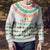 Ireland Christmas Ugly Christmas Sweater with Celtic Knot Shamrock and Tricolor Holiday Pattern - Wonder Print Shop