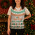 Ireland Christmas Knitted V-Neck Vest with Celtic Knot Shamrock and Tricolor Holiday Pattern - Wonder Print Shop