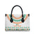 Ireland Christmas Leather Bag with Celtic Knot Shamrock and Tricolor Holiday Pattern - Wonder Print Shop