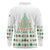 Ireland Christmas Long Sleeve Polo Shirt with Celtic Knot Shamrock and Tricolor Holiday Pattern - Wonder Print Shop