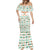 Ireland Christmas Mermaid Dress with Celtic Knot Shamrock and Tricolor Holiday Pattern - Wonder Print Shop